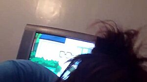 why is she smoking during throatfuck?