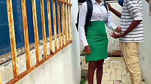 18-Year-Old Student Enjoys Outdoor Sex with European and African Partners in Homemade Full Video on XRed