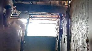 Pantaneiro Bathing Safadinho In Favela With Facial