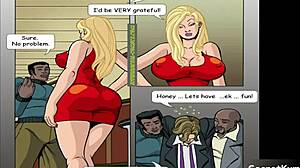 Cheating Wife Fucked By Two Black Studs, Anal Threesome