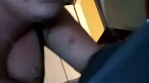 wife dp while hubby works with anal and pussy fucking