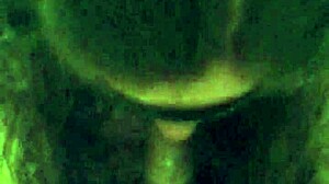 Intense blindfold blowjob from young girlfriend