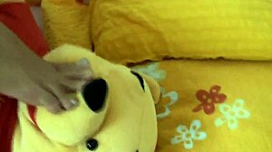 Cute Natural Teen Nataly Plays With Toys In Intriguing Solo Session