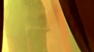 Sexy belly dancing erotic babe while arousing alone