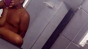 damn, banging my black lover in hubby's bathroom! 🛁🔥