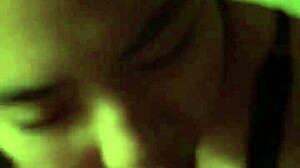 Watch asian wife swallow cum?