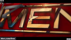 Tobias Will Braun In Gay Spiderman Parody Blowjob And Cumshot