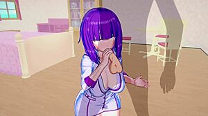 3D Hentai Big Ass Big Tits Sex With Squirting