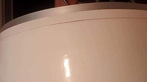 I bathe my cock in the shower.