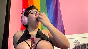 i got my face fucked by that nerdy teen 18+ bbw, it was so intense and fat