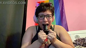 i got my face fucked by that nerdy teen 18+ bbw, it was so intense and fat