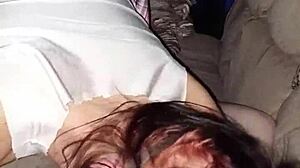 Is that sloppy blowjob from Cheyann's sexy ass in lingerie hot enough for you?