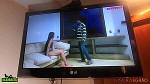 i picked alice chilena in shower to fuck her hard