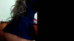 Using dildo to fuck my tight ass