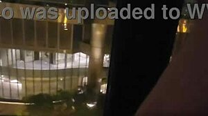 i'm masturbating my clit in public at the hotel window, cummin' hard