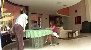 watch this 19y old girl get her first cum on face