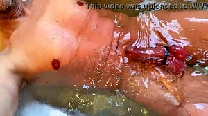 underwater cock ring fetish featuring big monster cock in slow motion voyeur scene