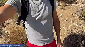 i left clothes and walked naked until masturbating on road