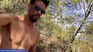 i left clothes and walked naked until masturbating on road