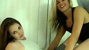 Babes Engaging in Intimate Lesbian Play in the Bedroom