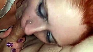 Is that sloppy blowjob from Cheyann's sexy ass in lingerie hot enough for you?