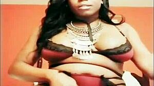 Wow, I'd love to suck her big black cock!