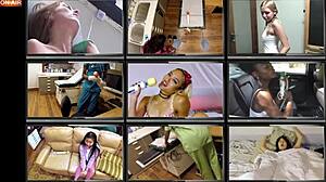 sandra chappelle moans as nurses use vibrator on her pussy in college physical.