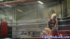 Euro dyke in wrestling match