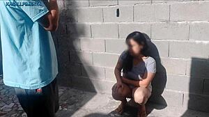 नेबर को कोट के लिए बुलाया, अंत में उसकी रॉड पर राइड किया!