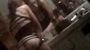 hidden retro blue film with girlfriend and friend