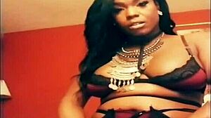 Wow, I'd love to suck her big black cock!