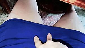 Teen 18+ Mexican college girl records solo play for cash