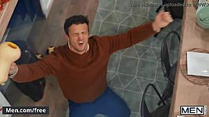 kaleb stryker jack hunter nate grimes kyle connors have an intense gay orgy - men?