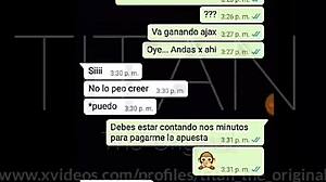 Lose bet, pay with anal