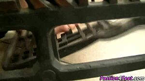 Barefoot Babes Display Their Toes in Detailed Close-Up