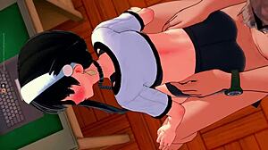 Ugh, Yor Forger lookin’ ready for workout in tight gear, damn!