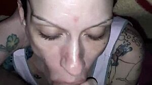 Wife Emotionally Sucks Monster Cock In Homemade Deepthroat Session