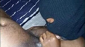 Sucking that black cock hard