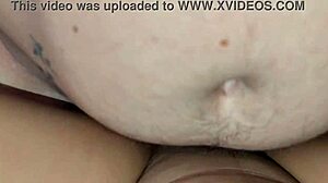 close up view of girlfriend having sex, trying to cum on her body but holding back