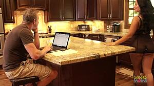 I'm So Into This Busty Latina Shaking Her Mature Ass While Riding Hard!