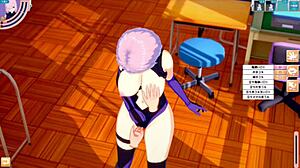 fgo fate mash kyrielight gets her big tits groped in this 3d anime video