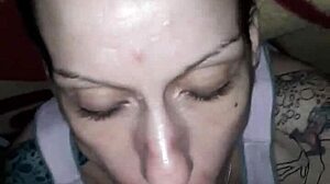 Wife Emotionally Sucks Monster Cock In Homemade Deepthroat Session