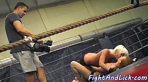 Euro dyke in wrestling match