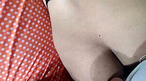 Creampie brunette girlfriend gets intense cowgirl fucking. Her ass squirts during blowjob with black friend.