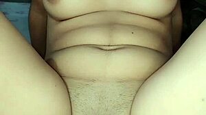 Hot indian bhabhi alinablonde gets cum inside pussy after licking and fucking 😍