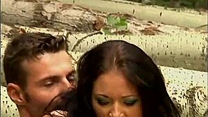 cheating brunette loves fucking strangers outdoors