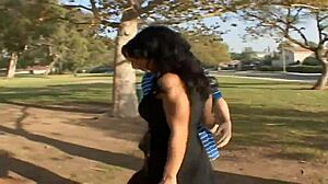 nerdy blonde pornstar is testing out this huge cock at home, it's so big!