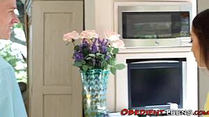 Fetish Teen 18+ Submissive Licks Up Cum