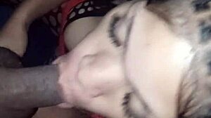 angelg and kuzz suck big black cock then fuck in missionary