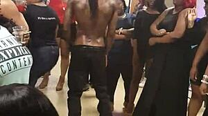 Skinny Stripper Slips Into BBW Pants!